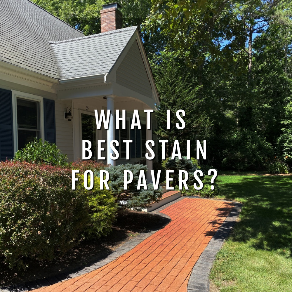 What is the best stain for pavers